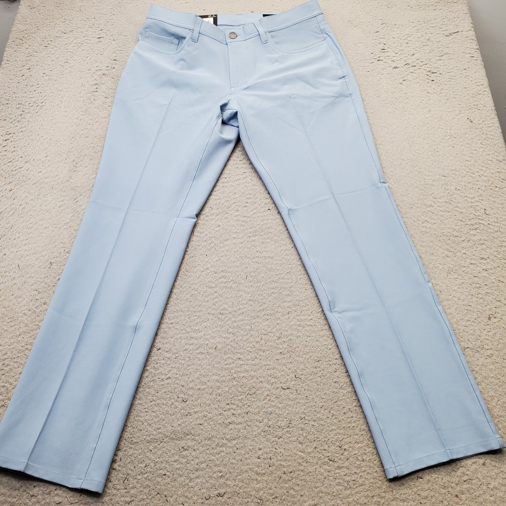 Dunning Golf Chino Pants Mens 32/30 Blue Performance Stretch Quick Dry D7S21P068
